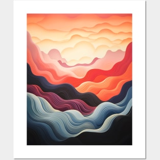 Sea waves Posters and Art